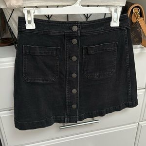 Madewell denim skirt